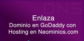 Enlaza dominio comprado en GoDaddy con hosting en Neominios.com Apuntar DNS de GoDaddy a Hosting en Neominios.com
